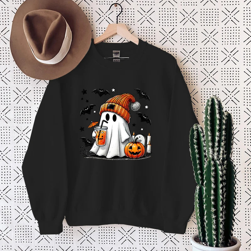 Ladies Cozy Halloween Pullover