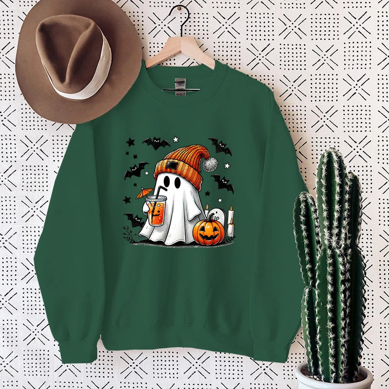 Ladies Cozy Halloween Pullover