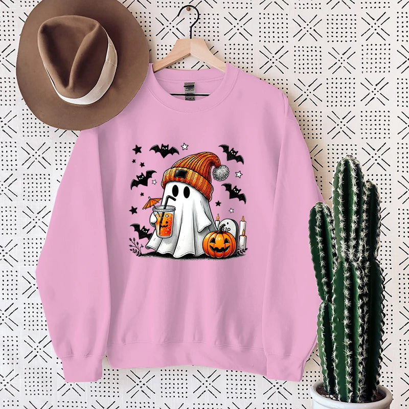 Ladies Cozy Halloween Pullover