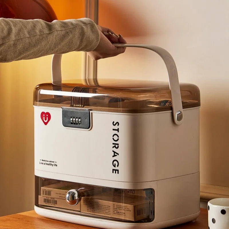 Premium Medical Storage Box with Password Lock