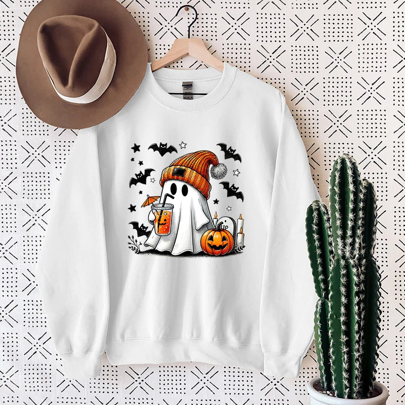 Ladies Cozy Halloween Pullover