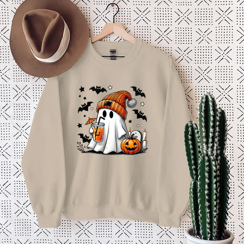 Ladies Cozy Halloween Pullover