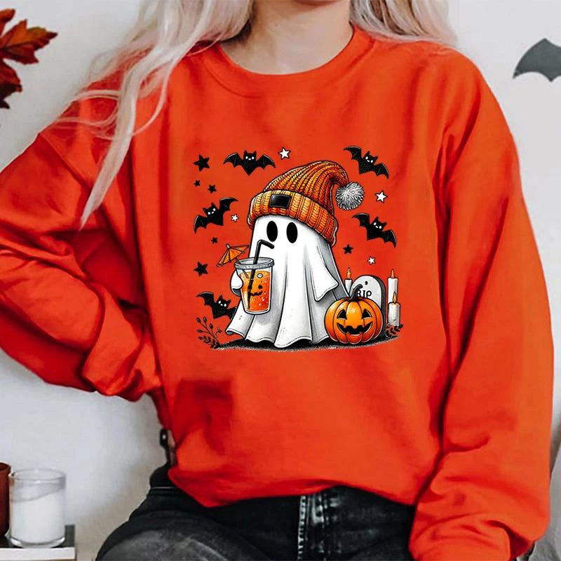 Ladies Cozy Halloween Pullover