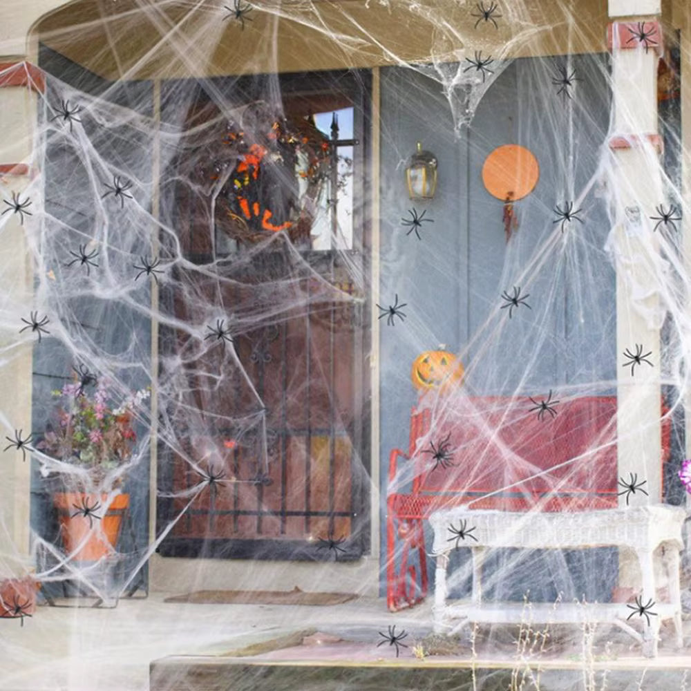 Halloween Spider Web Home Decor