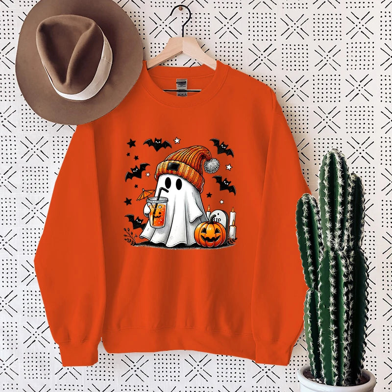 Ladies Cozy Halloween Pullover