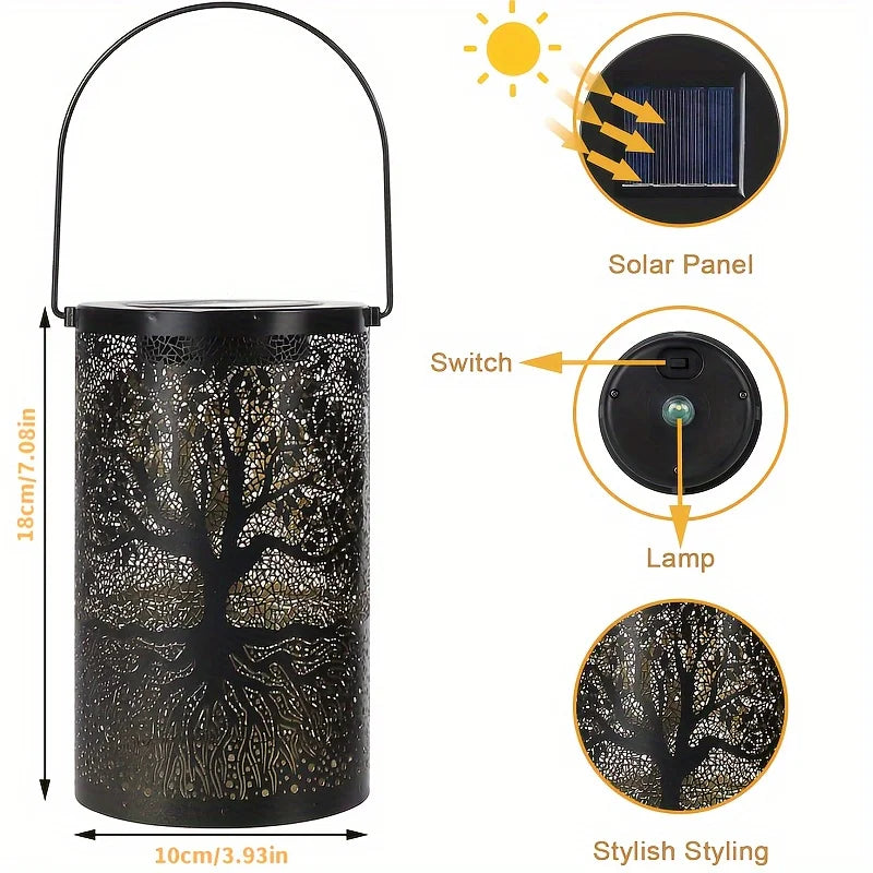 Decorative Solar Hanging Lanterns – Illuminate Your Lawn & Outdoor Space