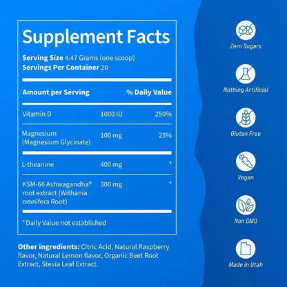 Supercalm Magnesium Powder Relaxation 
Drink