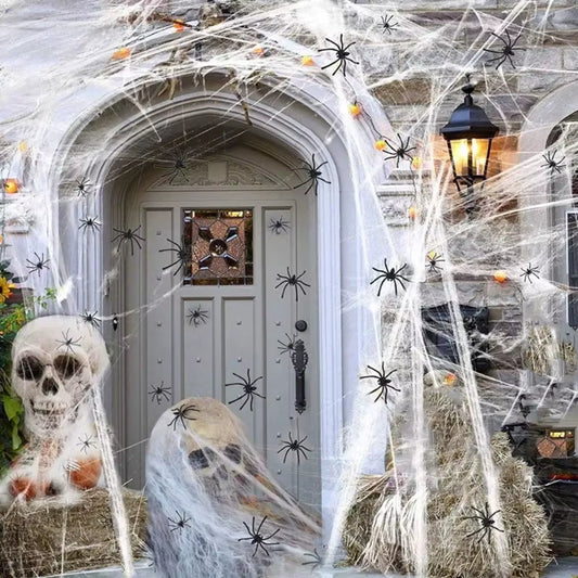 Halloween Spider Web Home Decor