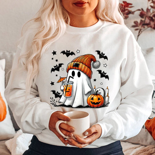 Ladies Cozy Halloween Pullover